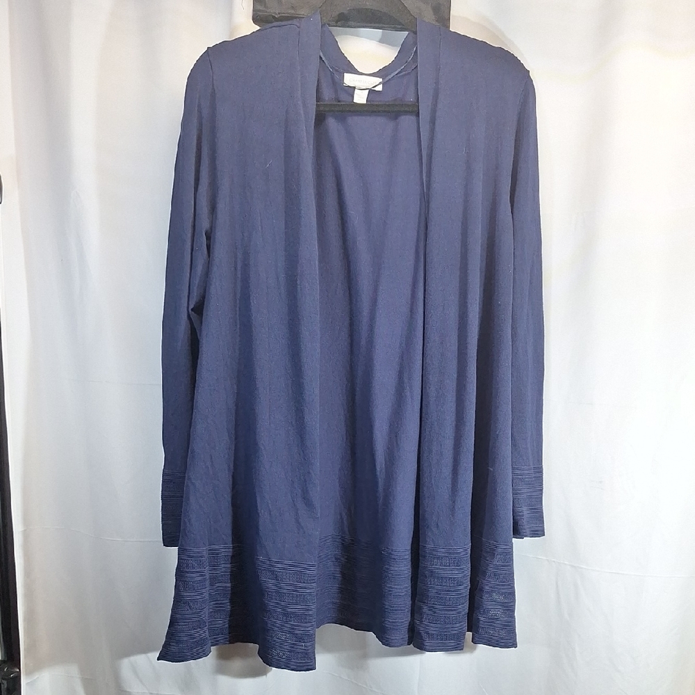 Charter Club Deep Blue Knit Top
